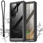 IP68 Shellbox Veekindel &Uuml;mbris Samsung Galaxy S26 S25 S24 S23 Ultra A57 A37 A56 A36 5G jaoks Alumiiniumist Ujumine Telefon Luksuslik Kate Samsung S26 Ultra must