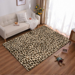 Leoparditr&uuml;kiga vaip Dekoraatiivne kaasaegne vaip elutuppa Sobib kasutamiseks libisemisvastasena elutoa, magamistoa diivanite jaoks 80x120cm( 31x47in) gray
