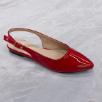 Slingback Flats naistele Terava ja kinnise varbaga lamedad sandaalid pandlaga rihmaga. 39