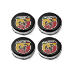 4 tk 56 mm auto embleemiga rattakapsli kleebised Abarth 500 Grande Stilo Punto Astra Bravo rehvikeskuse katte embleemkleebis