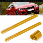 2 tk Autoklaasi Riba V-kujuline Stiil Eesmise iluv&otilde;re Kaunistusribad Katte Raami Kleebised BMW F30 F10 F20 F11 F31 F07 F32 F33 F34 F36 jaoks A-Bright Yellow
