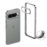 Google Pixel 10 Pro XL jaoks Metallraamiga P&otilde;rutuskindel Kate Kaitserauad Pixel10Pro XL jaoks Eemaldatav Metallist Kaamera Kaitse &Uuml;li&otilde;huke Kest Google Pixel 10 Pro XL gray