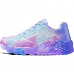 Skechers Laste UNO Madalad Vabaajajalatsid Sinine Lilla Lastele 310486L-BLMT 27.5