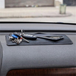 PVC auto libisemisvastane matt auto silikoonist sisemine armatuurlaud Telefoni libisemisvastane hoiumatt telefoni p&auml;ikeseprillide hoidja jaoks S1 Black
