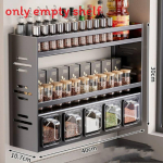 Kaasaegne terasest seinakinnitus v&uuml;rtsiriiul mitme sahtliga k&ouml;&ouml;gis hoiustamiseks ja korrastamiseks Triple 5Compartments