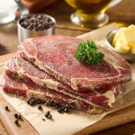 Fu Jie musta pipra ribeye steak