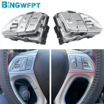 OEM 967002S100 2010-2015 Hyundai Tucson IX35 mitmefunktsionaalse rooliratta nupud Helitugevuse reguleerimine P&uuml;sikiirusehoidja Left-Volume gray