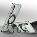 &Auml;&auml;risteta magnetiline metall&uuml;mbris Sony Xperia 1 VI V IV 5 10 X1 VII jaoks Alumiiniumisulamist kaitser&otilde;ngas Seisujalg Objektiivi kaitseraam Kate For Xperia 1VII