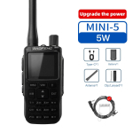 BAOFENG MINI-5 Kaasaskantav Transiiver Mini Kerge H&auml;iretevastane Selge Heli Tsiviil Kahepoolne Raadio Ises&otilde;it V&auml;ljas Telkimine USB Plug