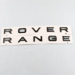 Sobib RANGE ROVERi kaaskirja sildile Evoque Range Rover Sport esiosa ja tagumine osa SV Inglise keelne kleebis [set] black silver edge