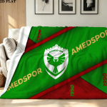 Amedspor Prindiga Flanellitekk K&otilde;rge Kvaliteediga Soe Mugav Tekk K&otilde;ikideks Hooaegadeks T&auml;iuslik Kingituseks Kodu Dekooriks 130cm x 150cm