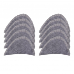 5 paari puuvillaseid &otilde;lapatju, &otilde;mmeldud polster &uuml;likonna voodri jaoks 27x14x1.3cm hall v&auml;rv