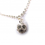 Les Tr&eacute;sors De Lily [J6836] &ndash; valge  Cristal  pahkluu kett valge