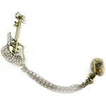 Les Tr&eacute;sors De Lily [K9764] &ndash; kuldvalge disainerpross  Guitar kuld