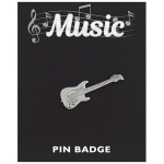 Les Tr&eacute;sors De Lily [Q3886] &ndash; h&otilde;bedane n&ouml;&ouml;pn&otilde;elaga pross &bdquo;Music&rdquo; (elektrikitarr) &ndash; 35x10 mm h&otilde;be