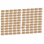 100 t&uuml;kki isetegemise ehteid vedru n&ouml;&ouml;ri otsakork, mis teeb leidu valgeks valge