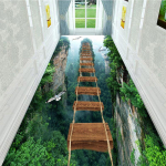 3D koridori vaip Kodu/kontori vaip Magamistoa vaip Sissep&auml;&auml;s/Esik uksemati ala Vaip elutuba 200cm*300cm