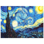5D DIY Teemantmaal Van Goghi &Otilde;limaal Teemanttikand Ristpistes Kodu Dekor K&auml;sitsi valmistatud 60X80CM blue