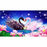 5D DIY Teemantmaaling Luigekaart Tikand Ristpistes Rhinestone Mosaiic Kodukaunistus 20X30CM