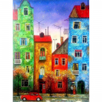 Cartoon Castle5d Diy Teemantmaal Ristpistes Vaik Mosaiik Tikand Maali Kodu Sisustus 20X30CM