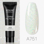 ROSALIND 15 ml pol&uuml;k&uuml;&uuml;nte geel-s&auml;rapikendused leotavad LED UV-lambi smalto poolp&uuml;siva geeli kohta