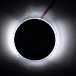 Auto 2D-auto LED-logo tagam&auml;rgi k&uuml;ljetulede kleebise embleemi tagalaterna sisekujundus BMW jaoks valge