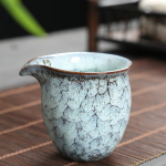 Keraamiline kaasaskantav Temmoku glasuurahju teetass Teefilter tees&otilde;el 200ml