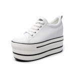 Fujin Super High Platform valge k&otilde;rge 8cm kiilu kontsaga kingad Naiste mood hingavad tossud 34 valge