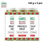 Snake Brand Prickly Heat jahutav pulber Classic 140 g / 280 g / 420 g - Tai 140 g x 3 pcs
