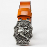 Meeste Cow Bull sileda pandlaga tsingisulamist v&ouml;&ouml; Meeste punk rock ehtsast nahast rihmad vabaaja meeste aksessuaarid 125cm