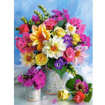 DIY 5D Teemantmaal T&auml;isringi puur Mosaiik Vaas Lilled Teemant Tikand Ristpistes Kodukaunistus K&auml;sitsi Kunst Kingitus Full Round 20x30CM