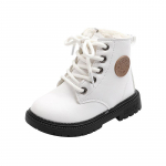 Talvised Lastesaapad Poistele T&uuml;drukutele Nahast Martin Saapad Plush Mood Veekindlad Libisemiskindlad Soojad Laste Saapad Kingad 27