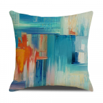 45x45cm Vintage abstraktne padjap&uuml;&uuml;r Moodne kodune pol&uuml;ester dekoratiivne padjap&uuml;&uuml;r Graffiti Print V&auml;rviline padjakate 50x50cm