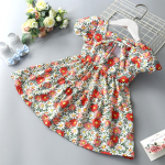 V&auml;ikelapsele beebit&uuml;drukule kleit, lillelised seelikud, beebi p&auml;ikesekleit, armsad imikute t&uuml;drukute riided L