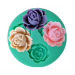 Toidukvaliteediga k&uuml;psetusvorm, painduv 3D romantiline fondant k&uuml;psis, silikoonvorm, k&ouml;&ouml;gitarbed