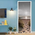 Isekleepuvad uksekleebised 3D tapeet Vin&uuml;&uuml;l eemaldatavad veekindlad seinamaalingud siseuste jaoks kodukontori kaunistamiseks 77x200cm