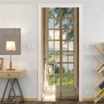 Klaas V&auml;lismaastik Uksekleebised Muraux Kodu Pulmakaunistus Tapeet Plakat Toa sisustus Esteetiline vannituba 5