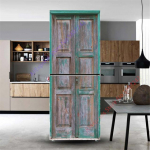 3D puidust kleebis k&uuml;lmiku vin&uuml;&uuml;lk&uuml;lmiku kleebisega uksekate T&auml;ielik isekleepuv tapeet s&uuml;gavk&uuml;lmiku dekoratiivkile kohandatud kleebis 60x180cm(1pcs)