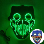 Colplay LED Halloweeni mask t&auml;iskasvanutele lastele Mask Peo S&uuml;nnip&auml;evakingitus Cosplay Kost&uuml;&uuml;mi Aksessuaarid