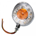 Kahepoolsed pidurituled k&uuml;lgmised gabariidituled LED suunatuled punased/kollased veoautodele autodele haagistele traktoritele bussidele paat 28LED 24V