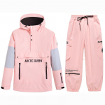 Uus Skiwear kapuuts Meeste ja naiste lumelaua suusakapuuts Tuulekindel soe suusajope p&uuml;kste komplekt M