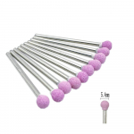 10 tk/komplekt kivilihvimismasina poleerimispurgid 2,35 mm vars kontuuride kujundamiseks portselanist k&uuml;&uuml;nte p&ouml;&ouml;rlev kivipoleerija k&uuml;&uuml;netarvikud veskit&ouml;&ouml;riistad D5-Pink