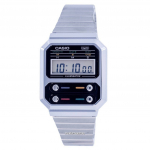 Casio Vintage Digital Stainless Steel A100WE-1A A100WE-1 Meestekell