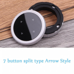 Autode kujundamise multimeediuminupud katavad iDrive'i kleebised BMW F20 F25 F30 F10 F07 E60 E90 E92 E70 E71 F01 F02 E84 F48 X1 X3 X5 X6 jaoks For 7 Button Arrow