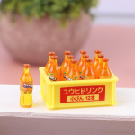 1Komplekt 1:12 nukumaja miniatuurne soodajoogipudel ja hoiukarbi sisekujundus