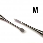 Kahe otsaga titaanist hambaimplantaadi luu&uuml;mbrise lifti eraldaja peristeel jagamist&ouml;&ouml;riist hambaarsti t&ouml;&ouml;riistade peegeldamiseks ja sisset&otilde;mbamiseks 1 piece M