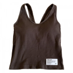 Ice Silk Vest naiste &uuml;hev&auml;rviline sisemine integreeritud rinnapolster v&auml;ljastpoolt, seljas rippuvad topid