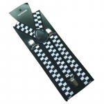 30 v&auml;rvi Heavy Duty Meeste Traksid 3 Pandlad 2,5 cm Y Selg Vastupidav elastsed Reguleeritavad Sukad Tugevad Metallklambrid Sobib meestele Naistele 100cm