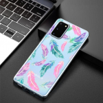 V&auml;rviline Feathers &uuml;mbris Samsung Galaxy A53 A52 A52s A33 A32 A22 A13 5g A12 A03 A12 A50 A51 A70 A71 A72 A42 A11 pehme TPU kate jaoks For Samsung A50 A30S