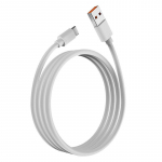 6A &uuml;likiire laadimise andmekaabel, mis sobib Huawei Xiaomi Honor TYPE-C v&auml;lklaadimisega oranži mobiiltelefoni 66 W laadimiskaabel 0.3M valge